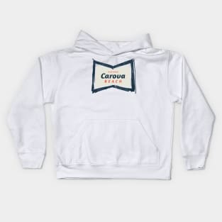 Carova, NC Summertime Vacationing Bowtie Sign Kids Hoodie